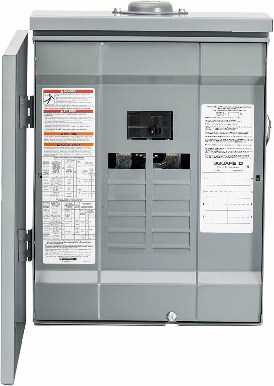 Square D by Schneider Electric HOM816M100PRB Homeline 100 Amp 8-Space...