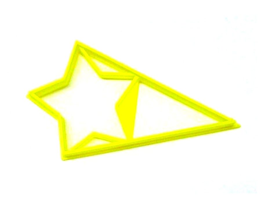 Star With Triangle Small Size Award Design Flag Cookie Cutter USA PR3048