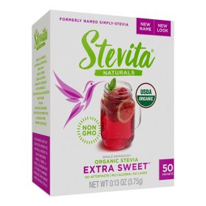 Stevita Naturals Extra Sweet Organic 50ct