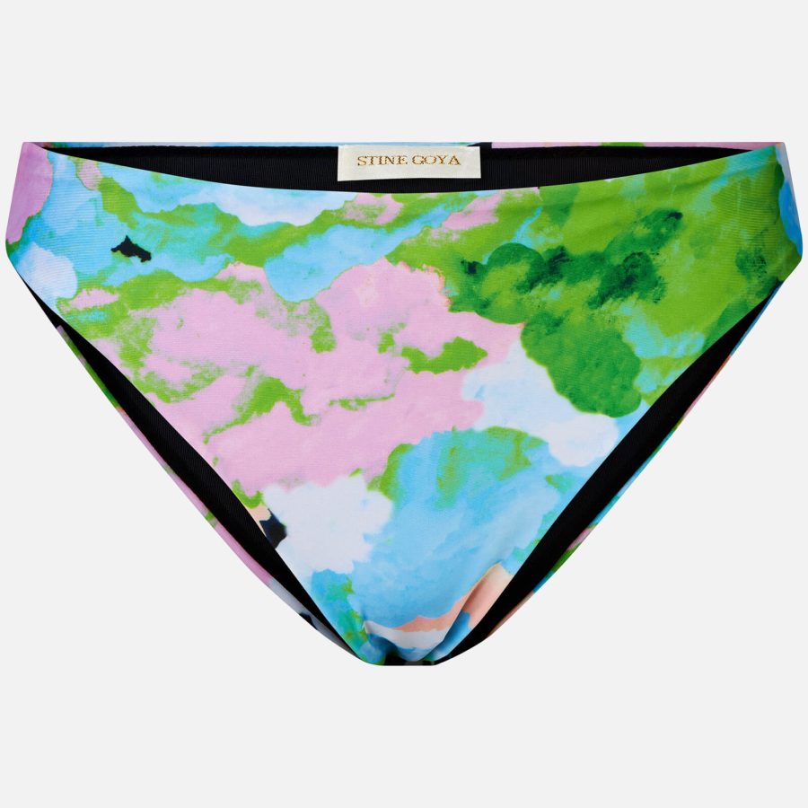 Stine Goya Clouds Stretch-Jersey Bikini Bottoms - XXS