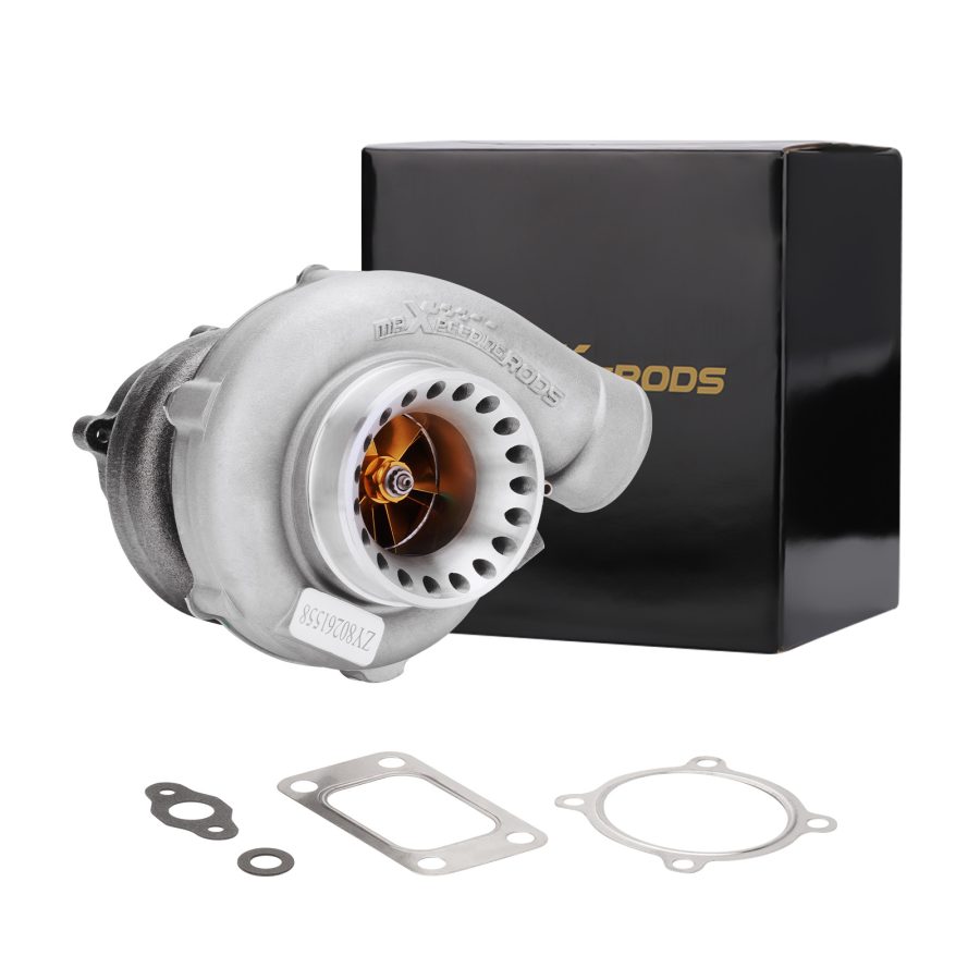 Street Turbocharger Anti Surge for GT3582 Turbo for GT35 T3 Flange Water Cooled Billet Compressor Wheel Turbocharger