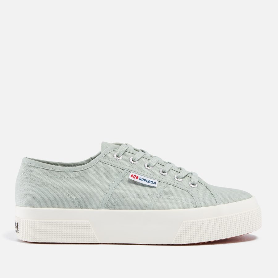 Superga Women's 2740 Canvas Platform Trainers - UK 5