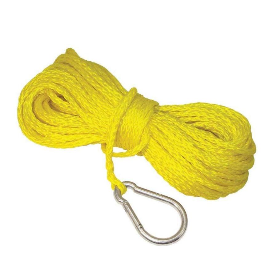 T-H MARINE BE-CO-52996-DP Hollow Braid Polypropylene Anchor Line - Yellow