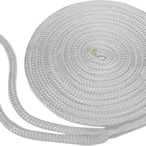 TAYLOR MADE 11328 Premium Double Braided Nylon Dock Line, 15, 3/8 INCH, White