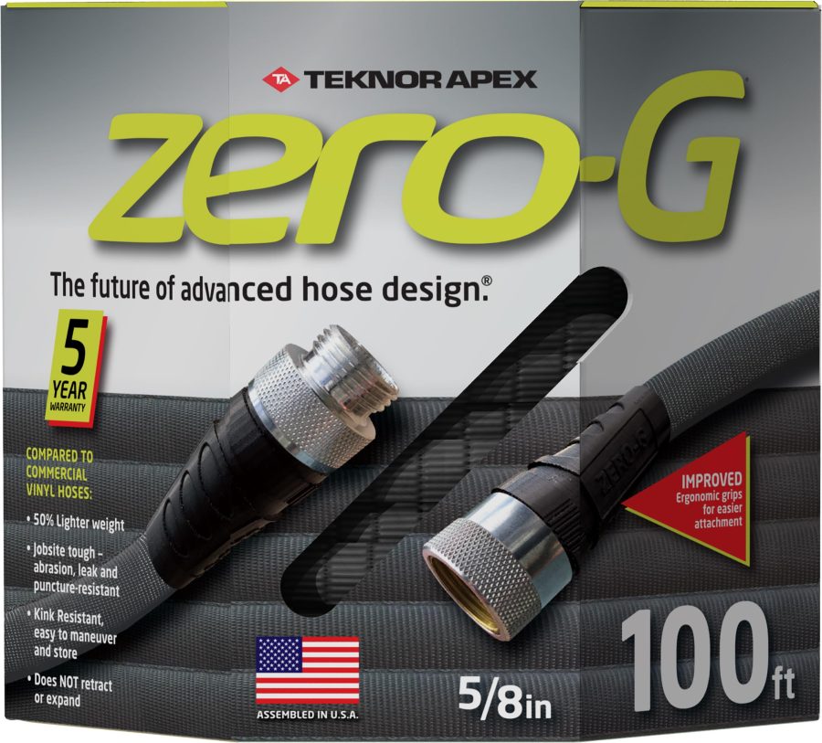 TEKNOR APEX 4001-100 Garden Hose, 5/8 INCH x 100, Gray