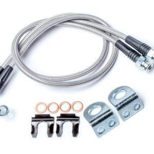 TERAFLEX 4350310 30 INCH Rear Brake Line Kit with Hardware