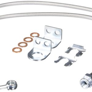 TERAFLEX 4353310 26 INCH Front Brake Line Kit with Hardware