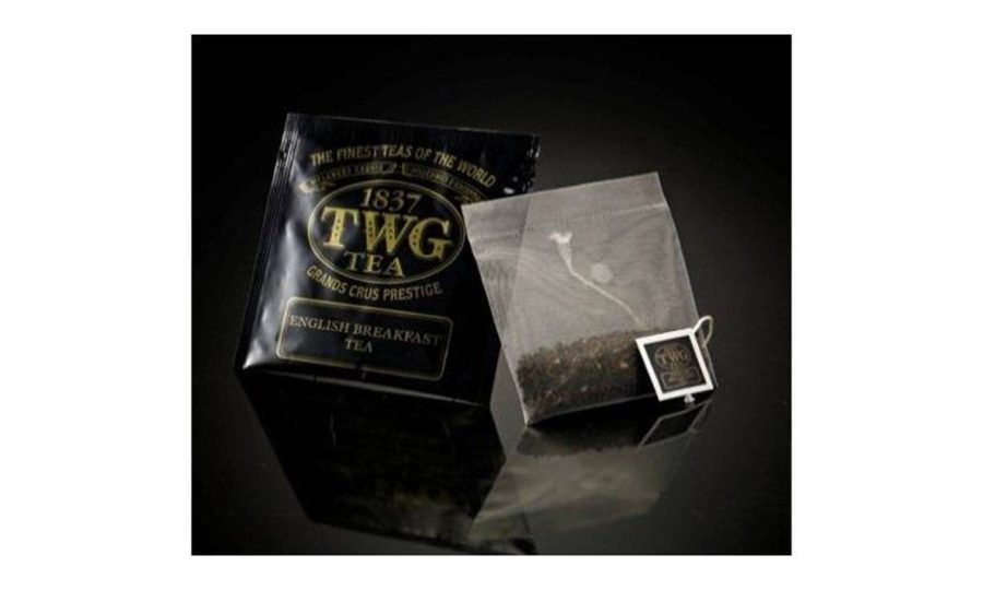 TWG Tea from Singapore - ENGLISH BREAKFAST - 100 SILK Tea Bags BULK CARD BOX