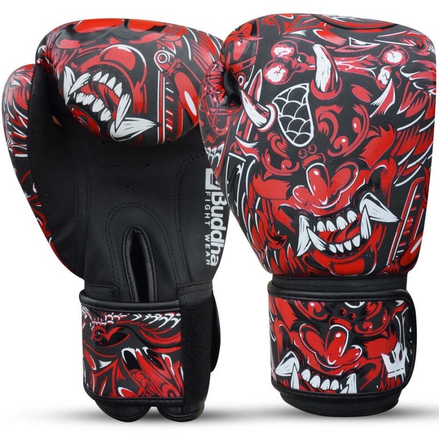 Thai boxing gloves Buddha Fight Wear Demon