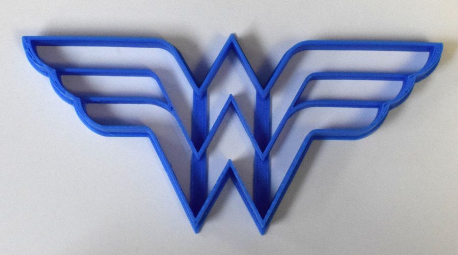 Theme of Wonder Woman Superhero Logo Cookie Cutter Made in USA PR511