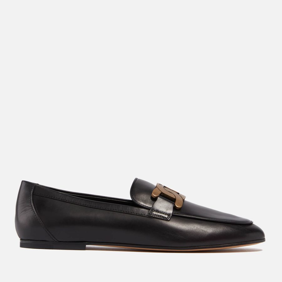 Tod's Women's Chain Leather Loafers - UK 3