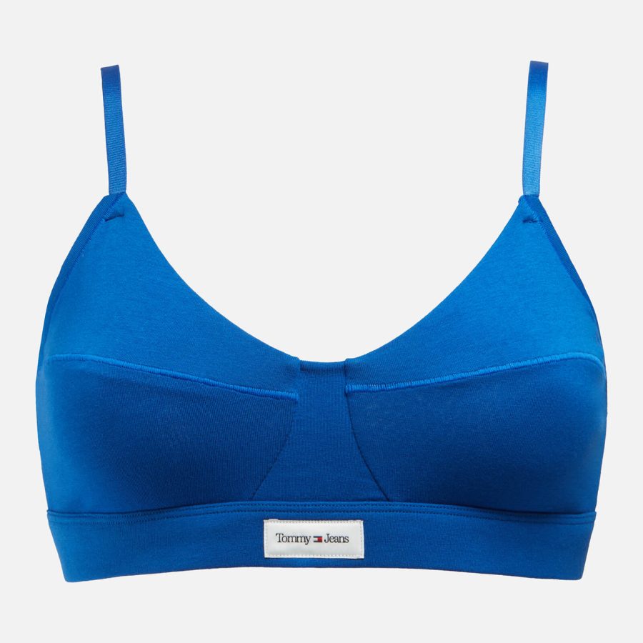 Tommy Hilfiger Unlined Cotton-Blend Bralette - XS