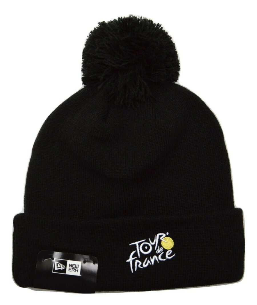 Tour de France New Era World Cycling Knit Pom Pom Cuffed Beanie Winter Hat