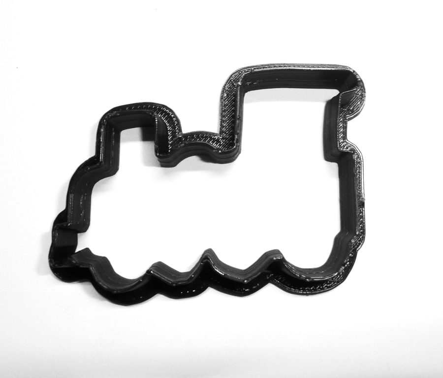 Train Engine Locomotive Travel Cookie Cutter Baking Tool 3D Printed USA PR277