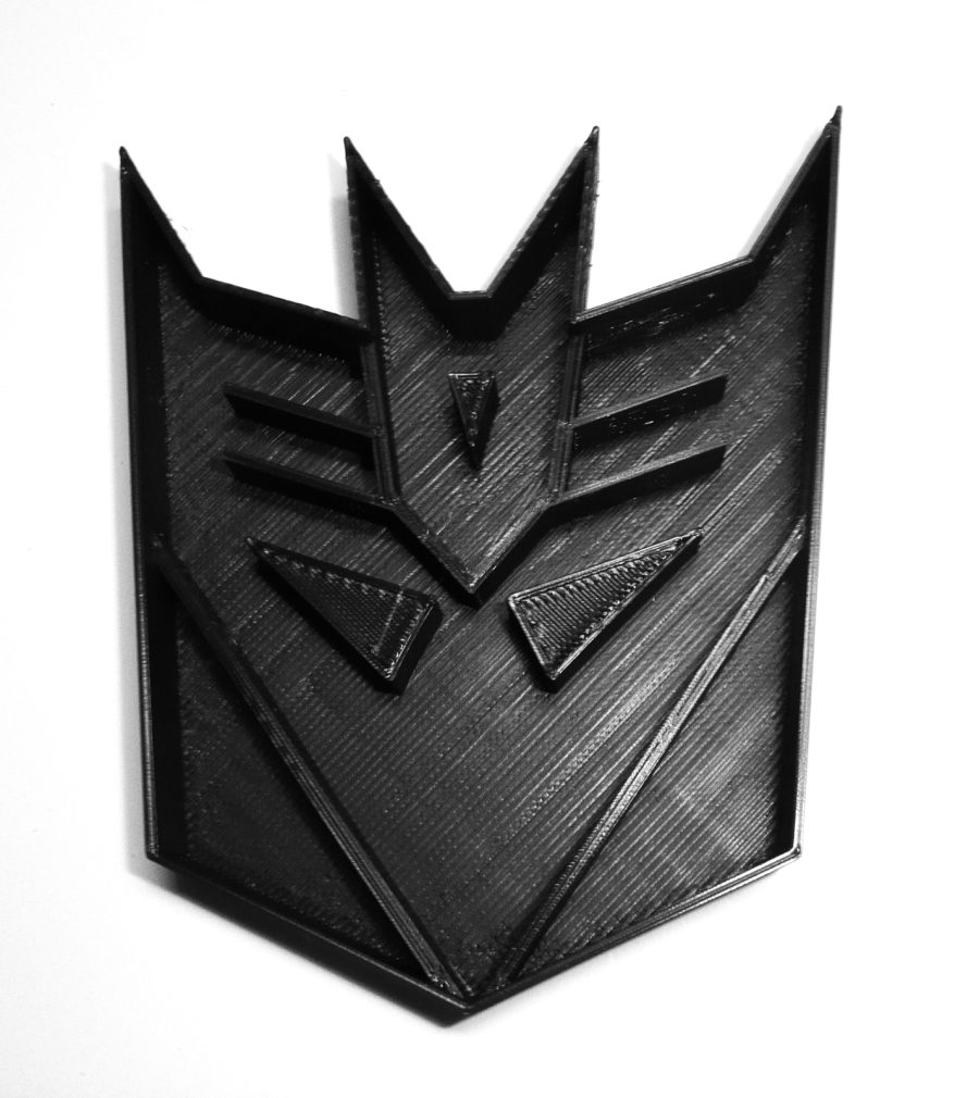 Transformers Decepticon Superhero Logo Cookie Cutter 3D Printed USA PR505