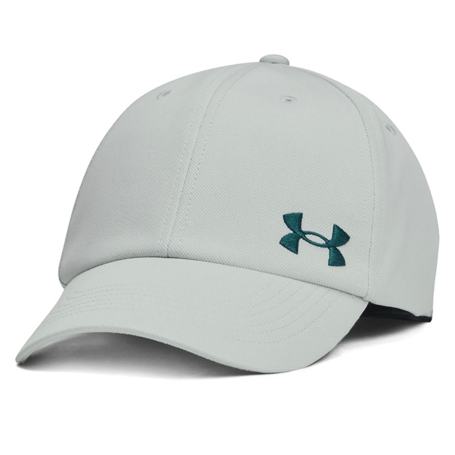 UA Women's Play Up Wrapback Cap - Illusion Green/Opal Blue/Tourmaline Teal / 1SFM