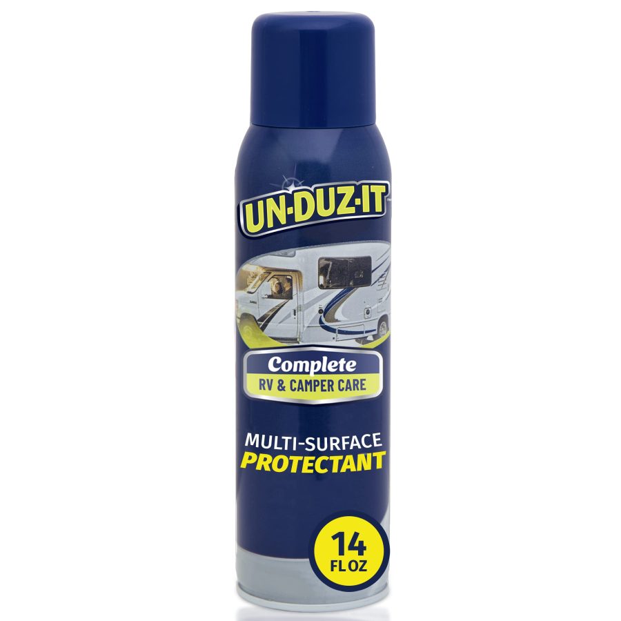 UNDUZIT 126881 RV Multi-Surface Protectant Spray, Sun Protection Spray for RVs and Campers, Use on Vinyl, Plastic and More, 14 oz Can