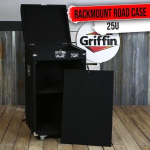 Ultimate Rackmount Studio Mixer Flight Road Case By GRIFFIN | 25U Mount Space Pr