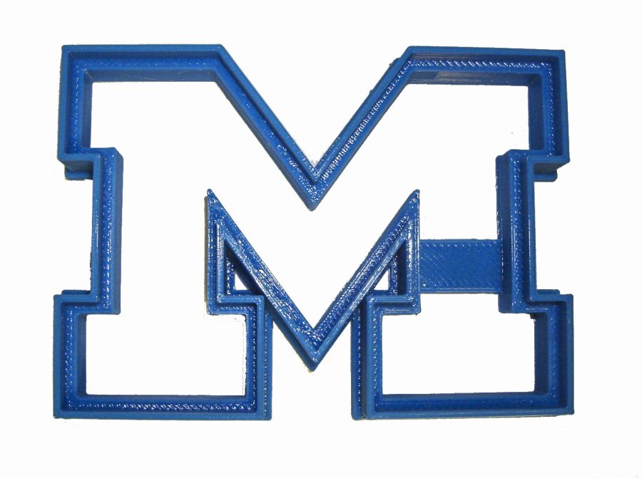 University Michigan Wolverines College Sports Cookie Cutter Made in USA PR877