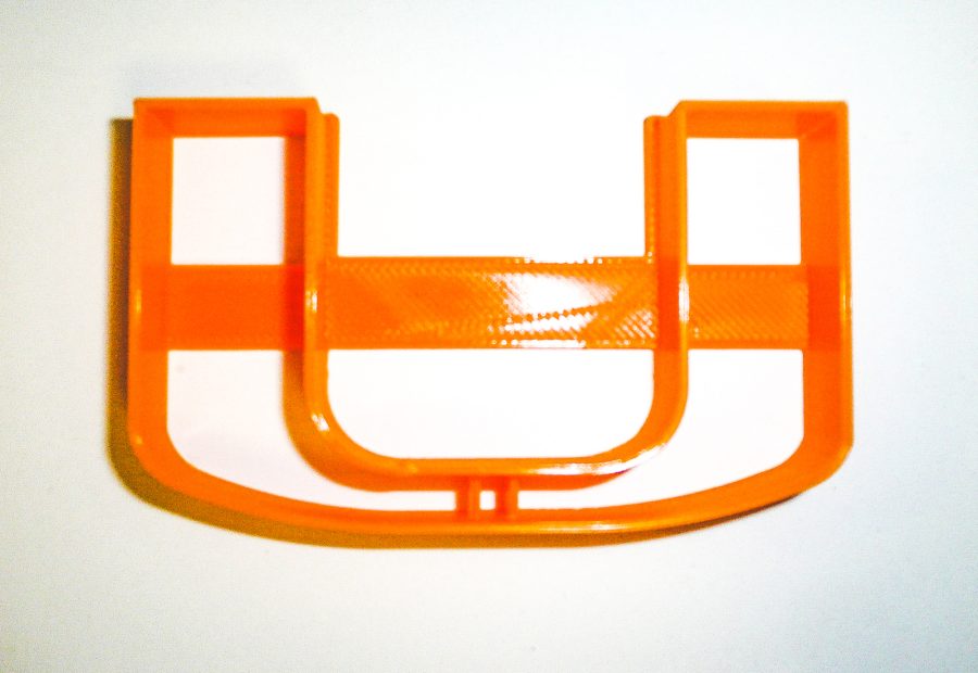 University Of Miami Hurricanes U Letter Cookie Cutter Made in USA PR926