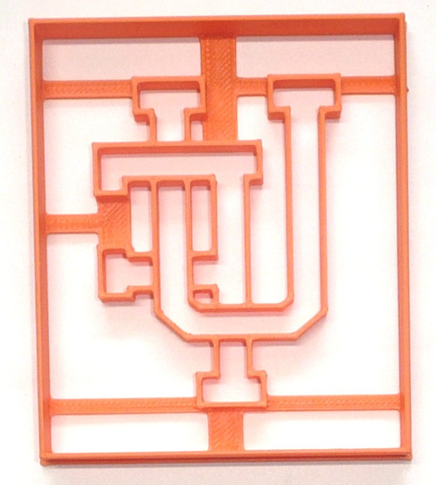 University of Florida Gators UF Block Letters Cookie Cutter USA PR4091