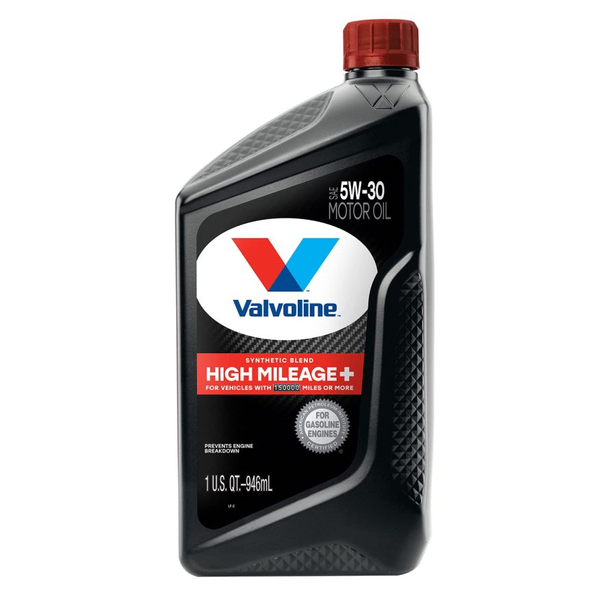 VALVOLINE 891664 High Mileage 150K with Maxlife Plus Technology Motor Oil SAE 5W-30 1 QT