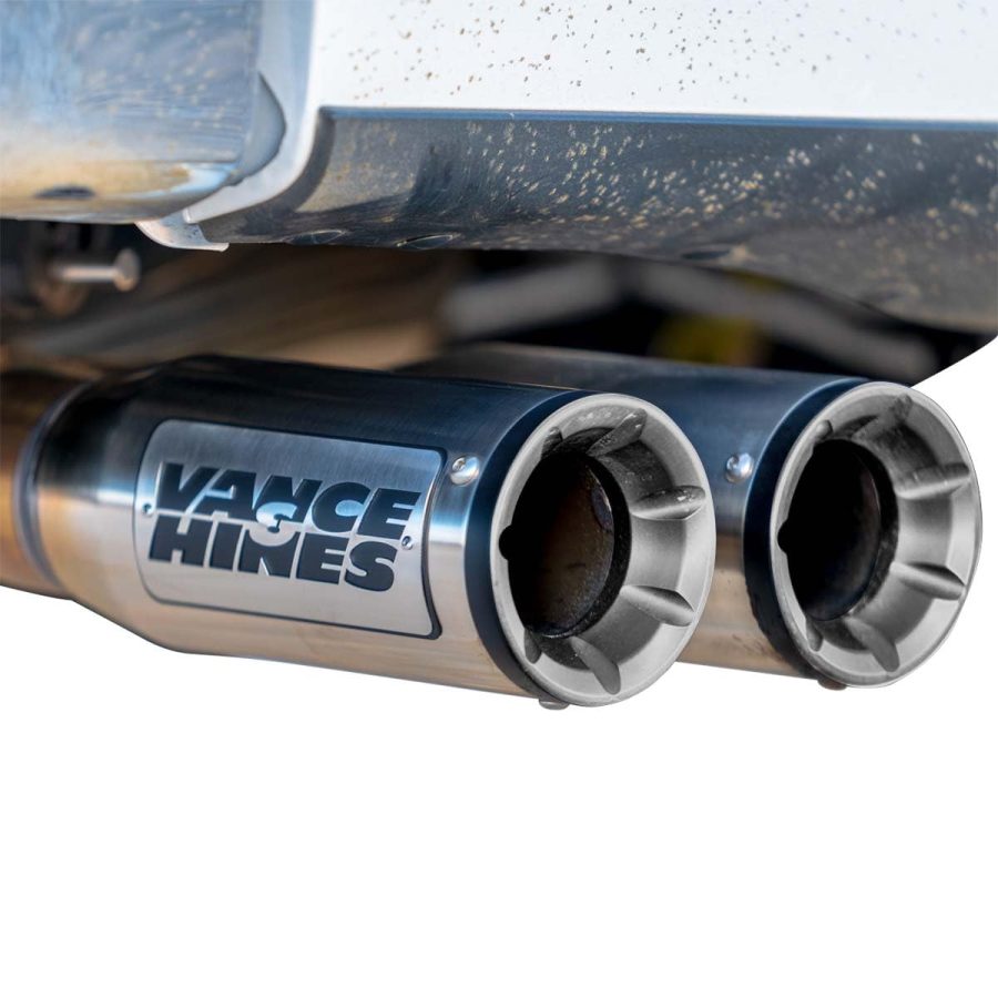 VANCE & HINES 19653 CAT-BACK EXHAUST POLISHED TIPS