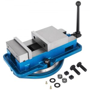 VEVOR 3 Inch Heavy Duty Milling Vise Bench Clamp Vise High Precision Clamping Vise 3 Inch Jaw Width with 360 Degree Swiveling Base CNC Vise