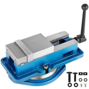 VEVOR Milling Vise 4 Inch,Bench Clamp Vise High Precision Clamping,Mill Vise Ductile Iron Material with 360 Degree Swiveling Base