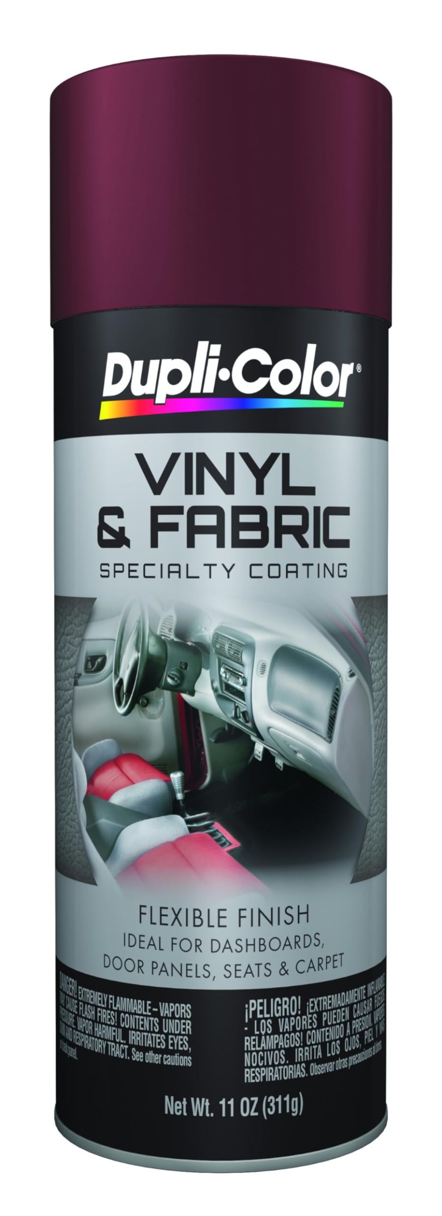 VHT HVP110 Vinyl and Fabric Coating Spray Paint - Burgundy - 11 oz Aerosol Can