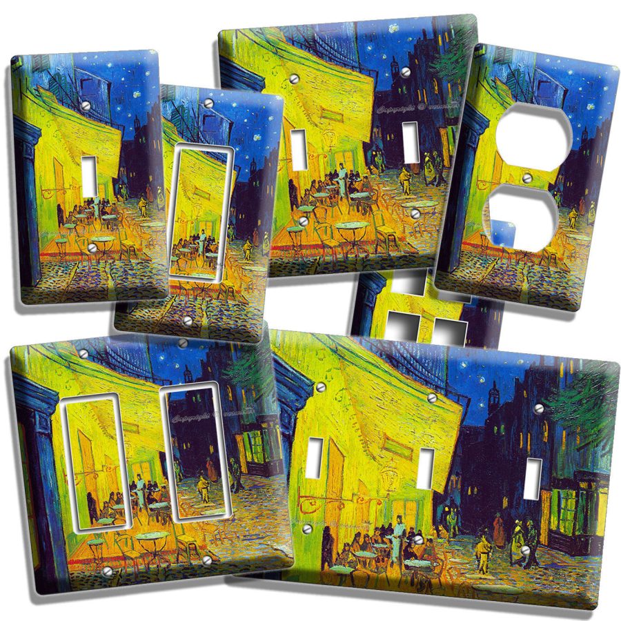 VINCENT VAN GOGH FRENCH ARLES CAFE PAINTING LIGHT SWITCH OUTLET WALL PLATE COVER