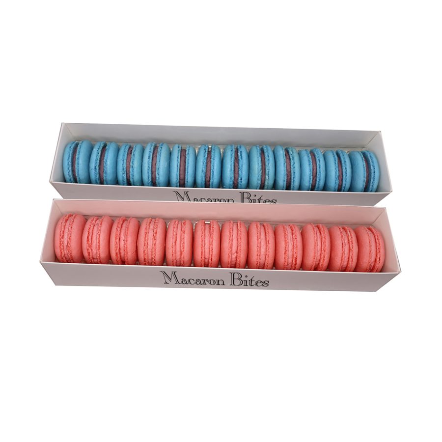 Vibrant Macaron Party Box - Pink and Blue Delights