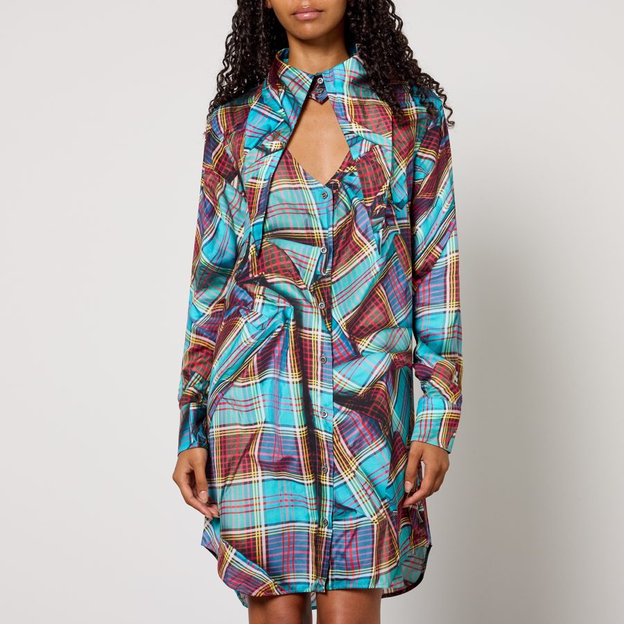 Vivienne Westwood Heart Woven Shirt Dress - IT 40/UK 8