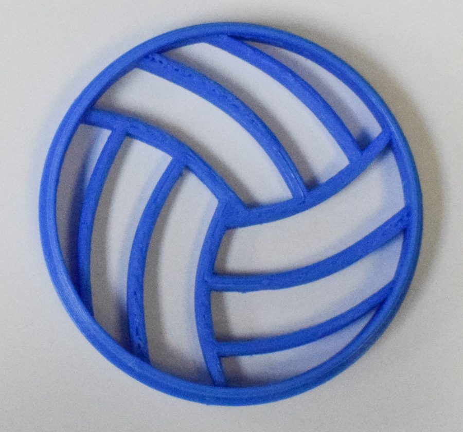 Volleyball Ball Team Sport Detailed Cookie Cutter Made in USA PR270