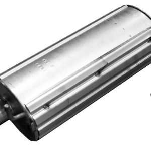 WALKER 18887 SoundFX Direct Fit Exhaust Muffler 3 INCH Inlet (ID) 3 INCH Outlet (ID) for Ford F-250 Super Duty