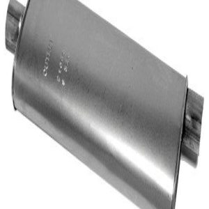 WALKER 21054 Quiet-Flow SS Direct Fit Exhaust Muffler 3 INCH Inlet (ID) 3 INCH Outlet (ID) for Dodge Ram 2500