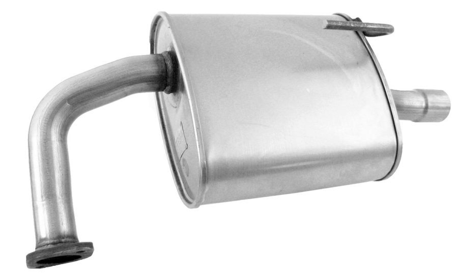 WALKER 53755 Quiet-Flow SS Direct Fit Exhaust Muffler Assembly 2 INCH Inlet (OD) 2.25 INCH Outlet (OD) for Nissan Altima