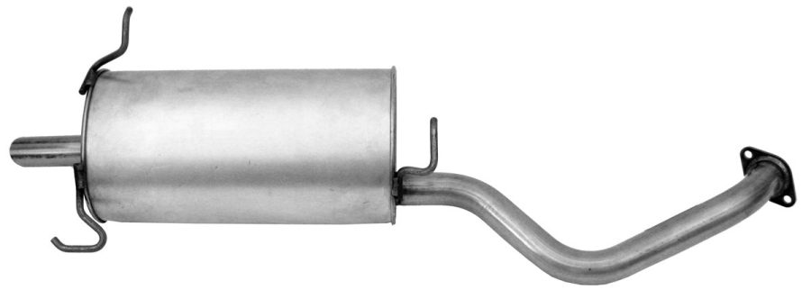 WALKER 54744 Quiet-Flow SS Direct Fit Exhaust Muffler Assembly 2 INCH Inlet (OD) 2 INCH Outlet (OD) for Nissan Sentra