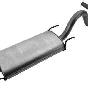 WALKER 56204 Quiet-Flow SS Direct Fit Exhaust Muffler Assembly 2.25 INCH Inlet (ID) 2.5 INCH Outlet (OD) for Toyota Tacoma