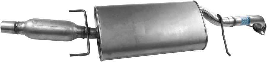 WALKER 56233 Quiet-Flow SS Direct Fit Exhaust Muffler Assembly 2.25 INCH Inlet (ID) 2.25 INCH Outlet (OD) for Ford Escape