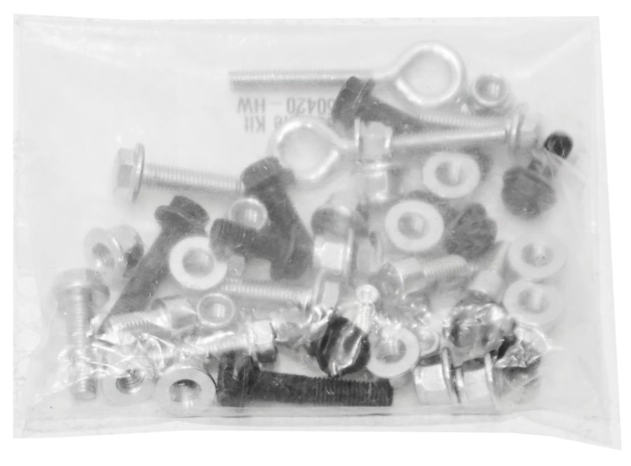 WARN 109324 Snow Plow Mount Hardware; Provantage II; For Warn UTV And UTV Snow Plow Mount; With Bushings/ Shims/ Washers/ Bolts And Nuts