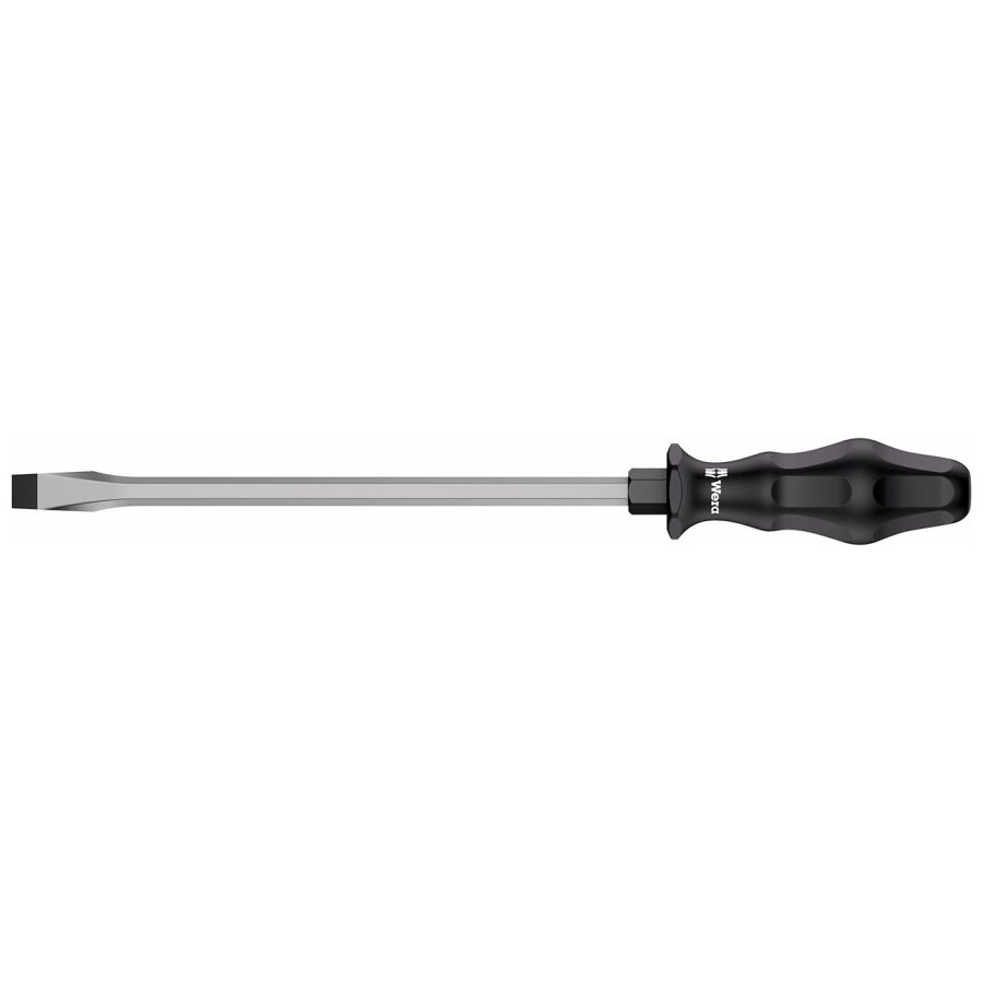 WERA 05018274001 Kraftform Chiseldriver Screwdriver: Slotted 2.5mm Head x 10 INCH Length