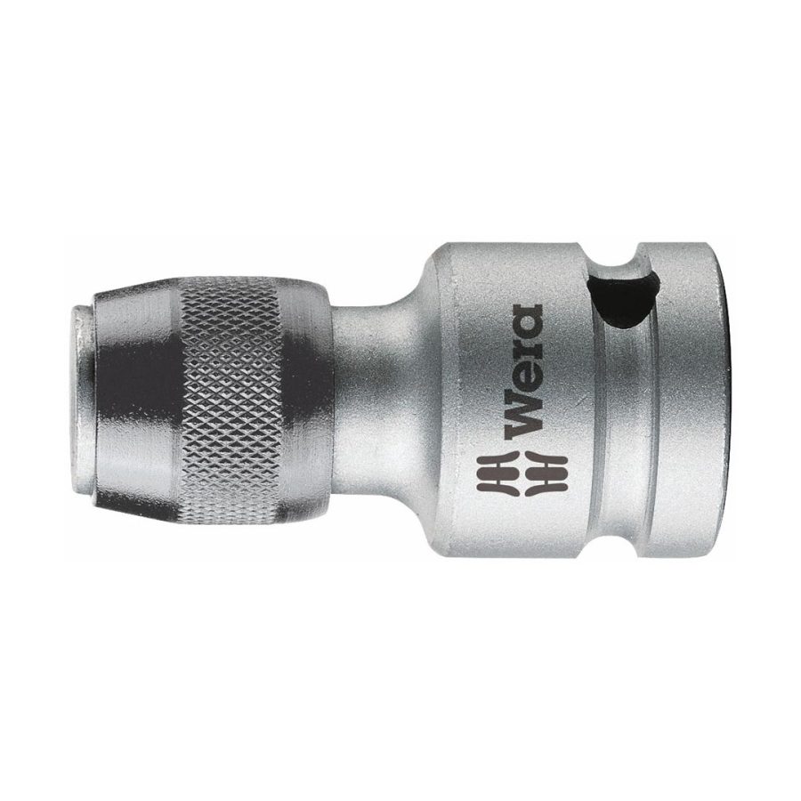 WERA 05042755001 3/8 INCH Drive Hexagon Bit Adaptor with Quick-Release Chuck