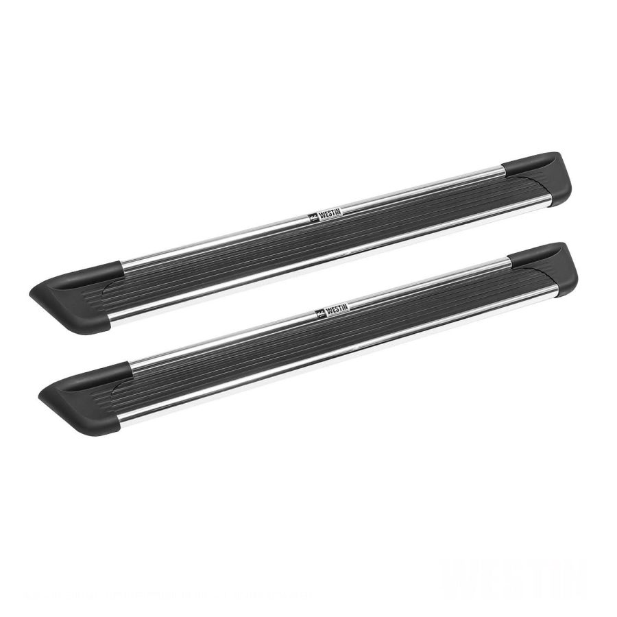 WESTIN 27-6130 Brushed Aluminum Step Boards for Trucks and SUVs 79 INCH