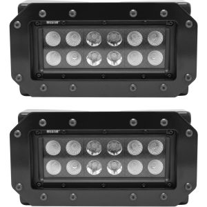 WESTIN 57-0025 Automotive Products Black HDX Flush Mount B-Force LED Light Kit