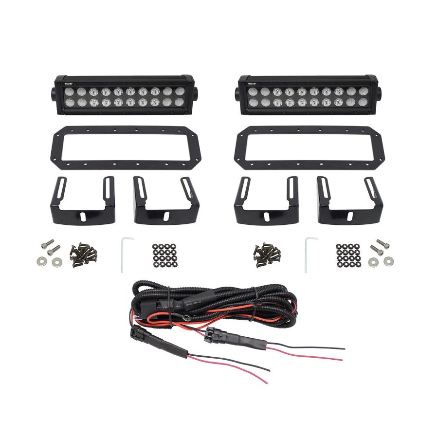 WESTIN 57-0035 Automotive Products Black HDX Flush Mount B-Force LED Light Kit