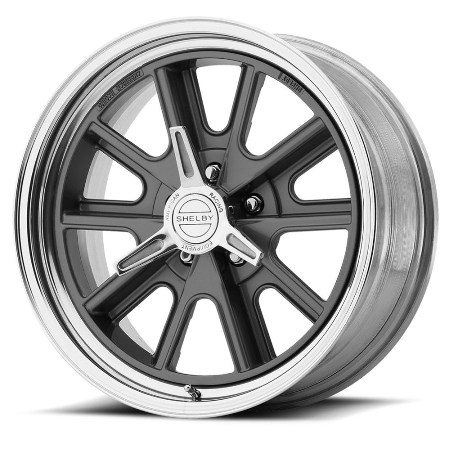 WHEEL PROS VN4278956560 One Gray VN427 Shelby Cobra Wheel/Rim - 18x9.5-5x114.3 - +12mm