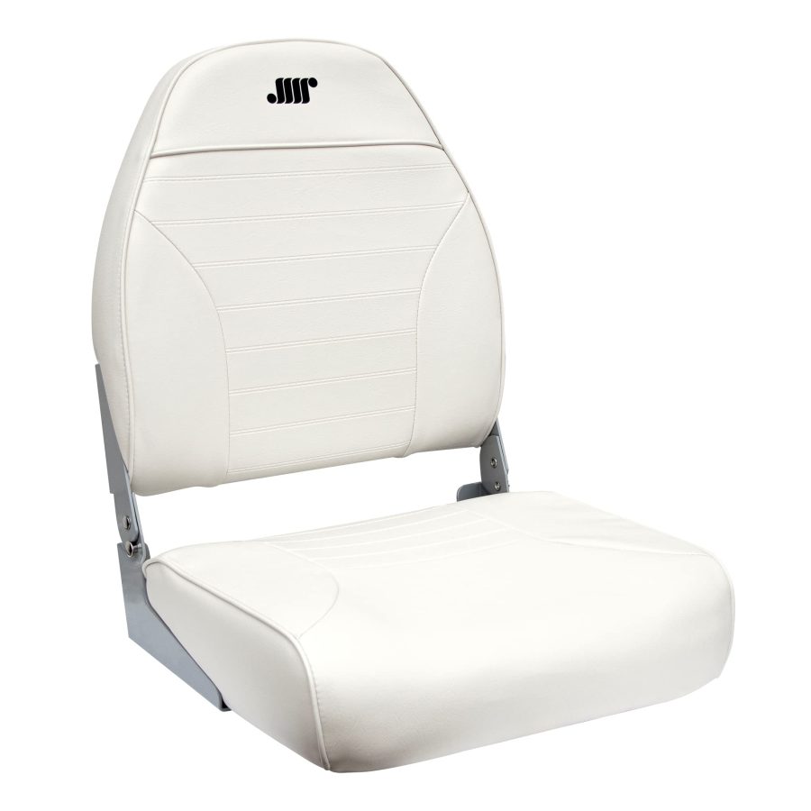 WISE 8WD588PLS-710 Standard High Back Seat, White