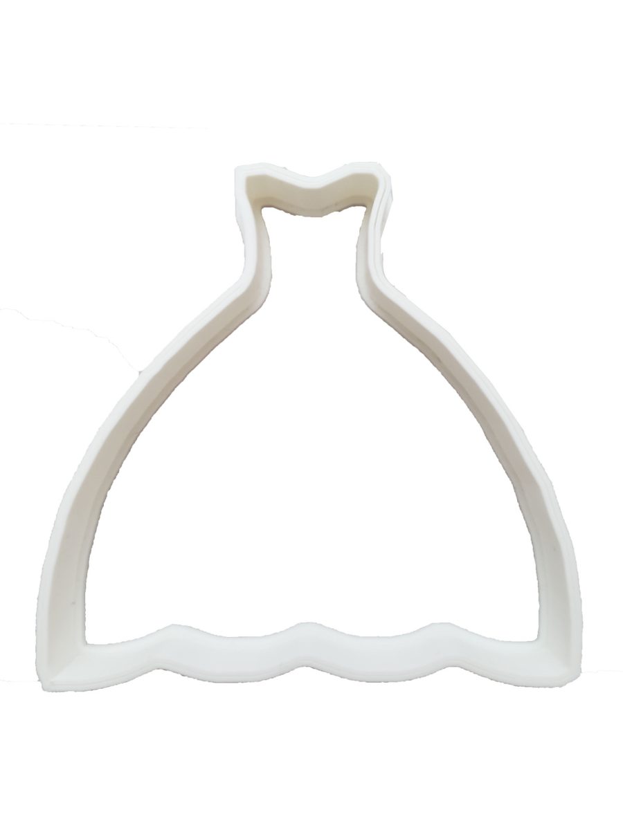 Wedding Dress Outline Celebration Prom Party Cookie Cutter 3D Printed USA PR2312