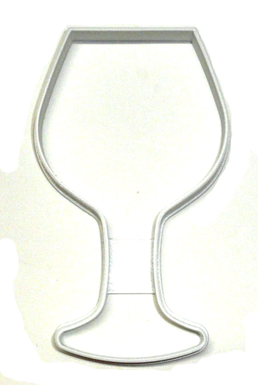 Wine Glass Alcoholic Stemmed Drink Cup Winery Tasting Cookie Cutter USA PR2856